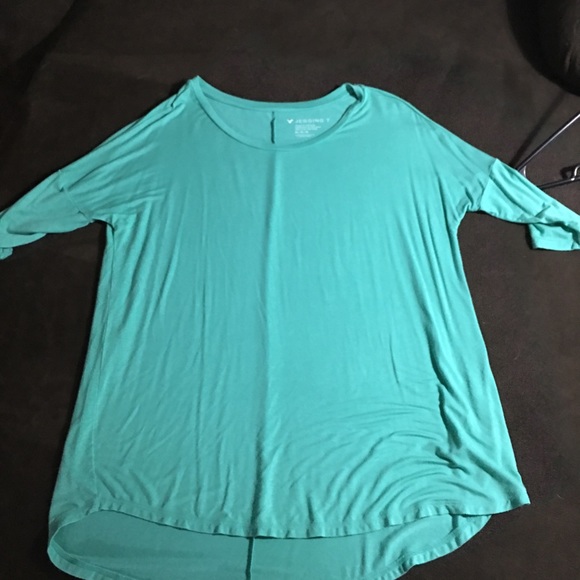 american eagle jegging tee